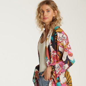 Billabong Sea & Moon Kimono Top